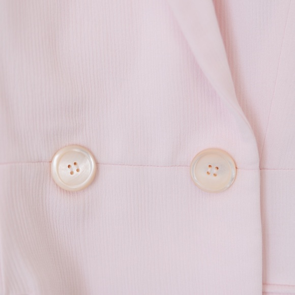 ANTONIO BERARDI pale pink SPRING 2012 Blazer Sheer back Size 44 - Picture 4 of 4